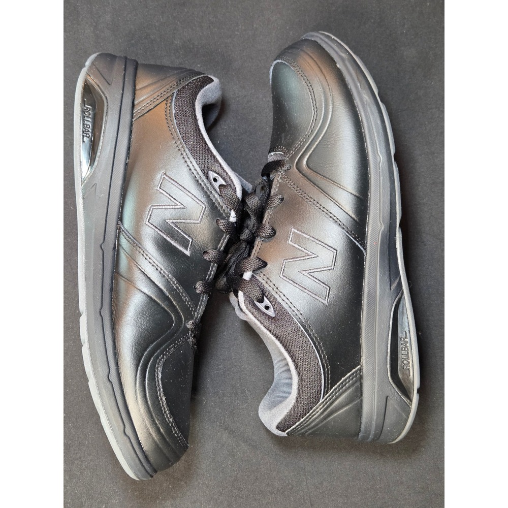 New Balance 813 Black Leather‎ Walking Shoes Womens 10.5 2E Wide WW813BK